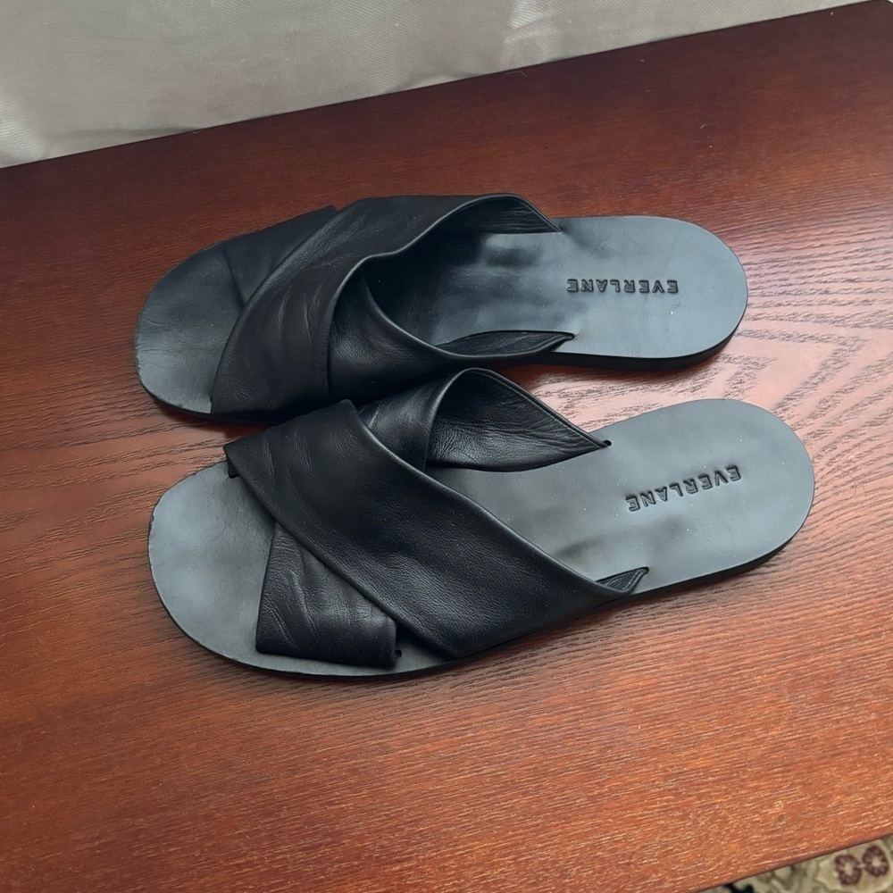Everlane Black Day Crossover Sandal